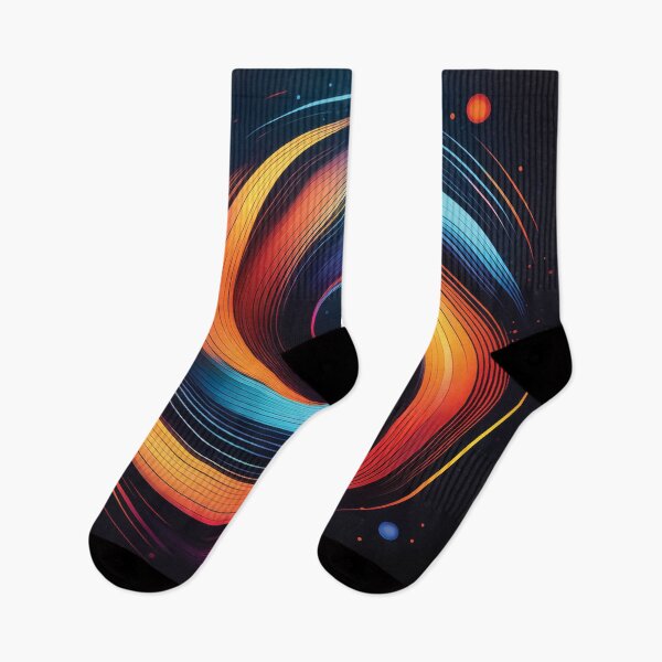 Item preview, A cutting-edge swirl design with digital-inspired effects, such as neon outlines. designed and sold by HEMRO.