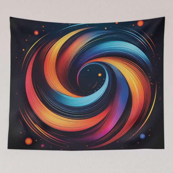 Item preview, A cutting-edge swirl design with digital-inspired effects, such as neon outlines. designed and sold by HEMRO.
