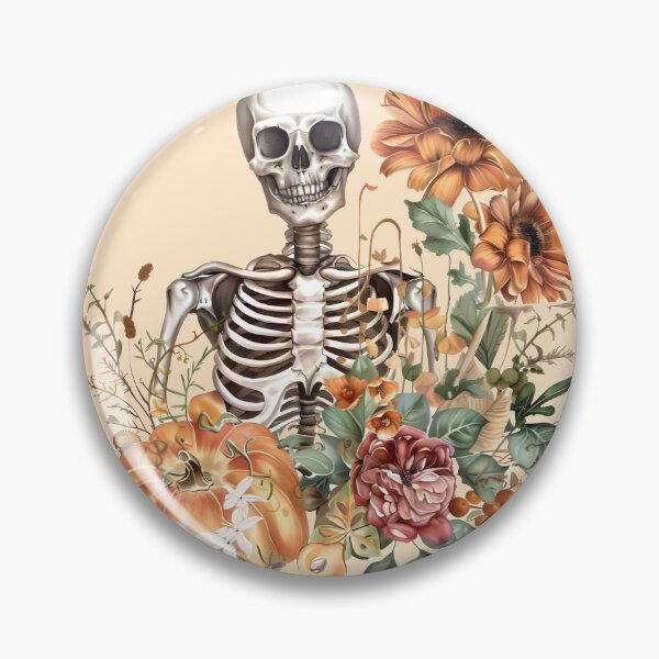 Item preview, Botanical Bones - A Unique Halloween Fusion designed and sold by By Nayla.