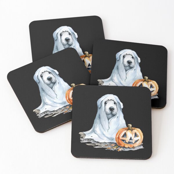 Item preview, Ghost Dog For Halloween designed and sold by ShadowOfNature.