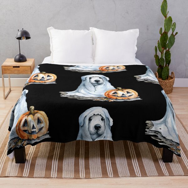 Item preview, Ghost Dog For Halloween designed and sold by ShadowOfNature.
