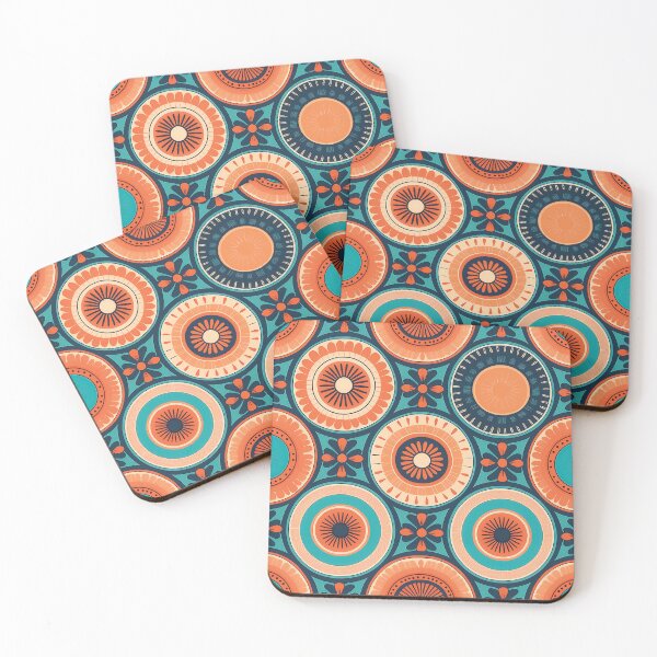 Item preview, A retro-inspired medallion pattern design with bold, graphic medallions. designed and sold by HEMRO.