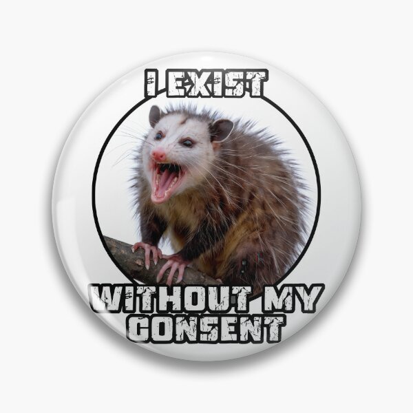 Item preview, I Exist Without My Consent designed and sold by Angry Swan Designs.