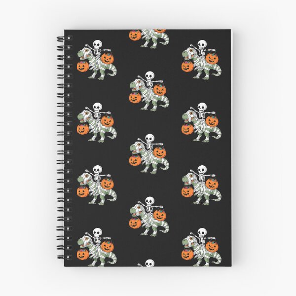 Item preview,  Happy Halloween Skeleton on T Rex  Mummy Dinosaur Halloween Candy Grab designed and sold by SOUFIANE1991.