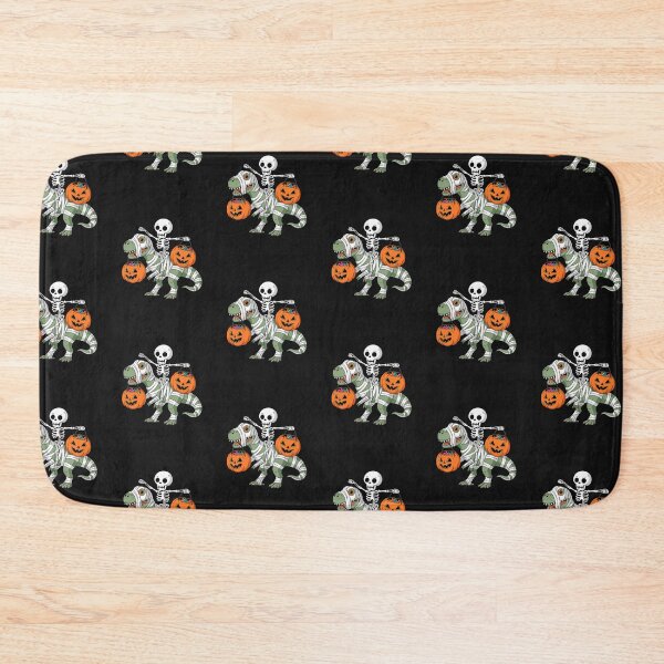 Item preview,  Happy Halloween Skeleton on T Rex  Mummy Dinosaur Halloween Candy Grab designed and sold by SOUFIANE1991.