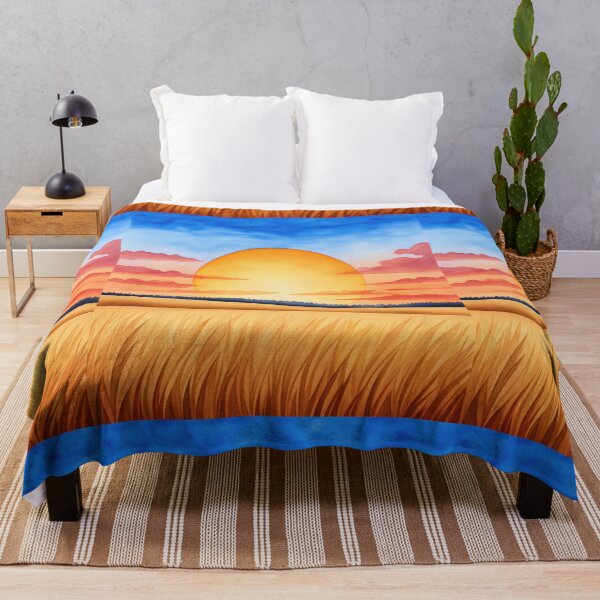Item preview, Sunset Over a Golden Cornfield in Autumn designed and sold by WPCreator.