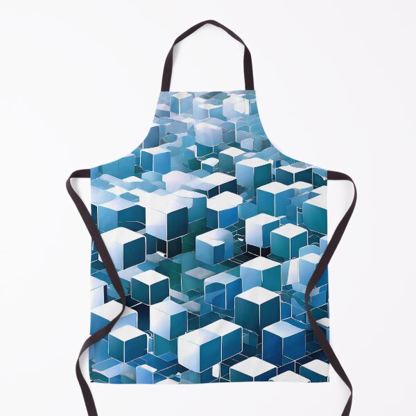 Item preview, A sleek, modern pattern with transparent cubes designed and sold by Tchoice.