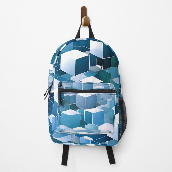 Item preview, A sleek, modern pattern with transparent cubes designed and sold by Tchoice.