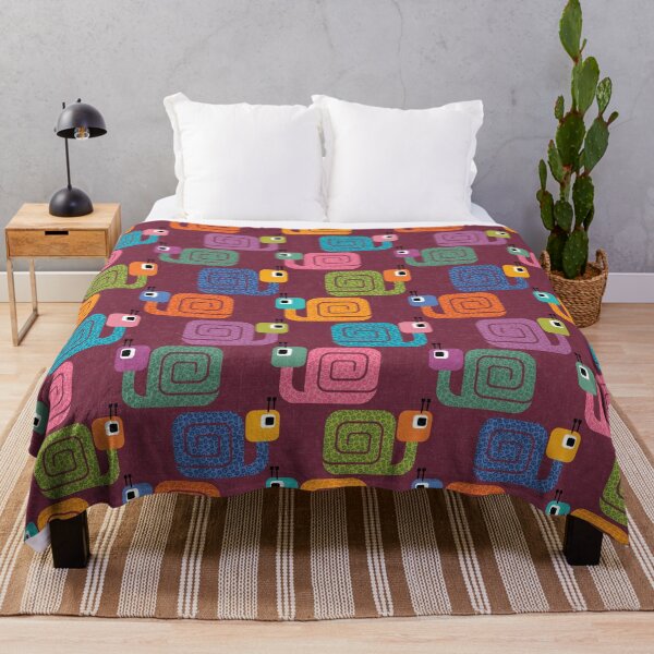 Item preview, Colorful Snails on Mulberry (DP312-2) designed and sold by DuckyRubin.