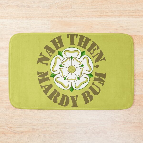 Item preview, Nah Then Mardy Bum Yorkshire Slang Dialect Rose Brown Text designed and sold by taiche.