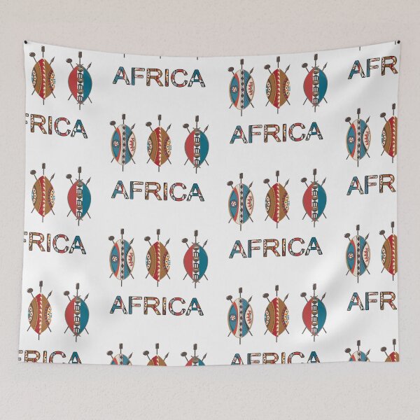 Item preview, Africa font design shields symbols Heritage south african supporter symbol  designed and sold by Designovas.