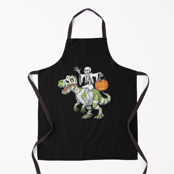 Item preview, Happy Halloween Skeleton on T Rex Mummy Dinosaur Halloween Candy Grab designed and sold by SOUFIANE1991.