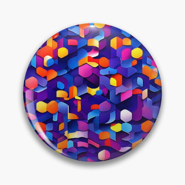 Item preview, A pattern with cubes connected by sharp lines and filled designed and sold by Tchoice.