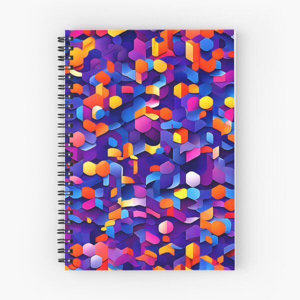 Item preview, A pattern with cubes connected by sharp lines and filled designed and sold by Tchoice.