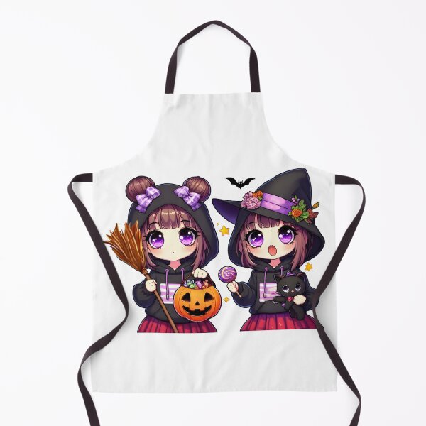 Item preview, Bangsbun's Double Trouble - Halloween Witch Twins designed and sold by bangsbun.
