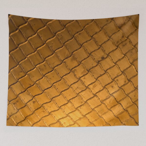 Item preview, Antique Wooden Ceiling in Warm Honey Tone designed and sold by Georgia Mizuleva.