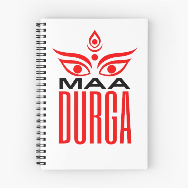 Artikelvorschau, Maa Durga – Durga Puja – Rot und Schwarz entworfen und verkauft von Digital Lama Creations.