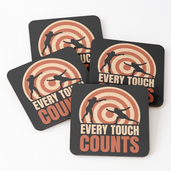 Item preview, Fencing. Every Touch Counts, Fencer, Fencing Lover designed and sold by Anniko Art Studio.