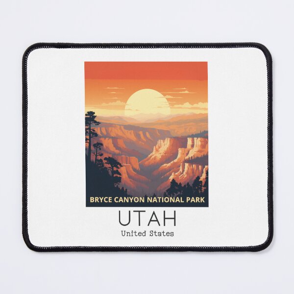 Item preview, A Vintage Travel Illustration of Bryce Canyon National Park - Utah - US  designed and sold by GoodOldVintage.