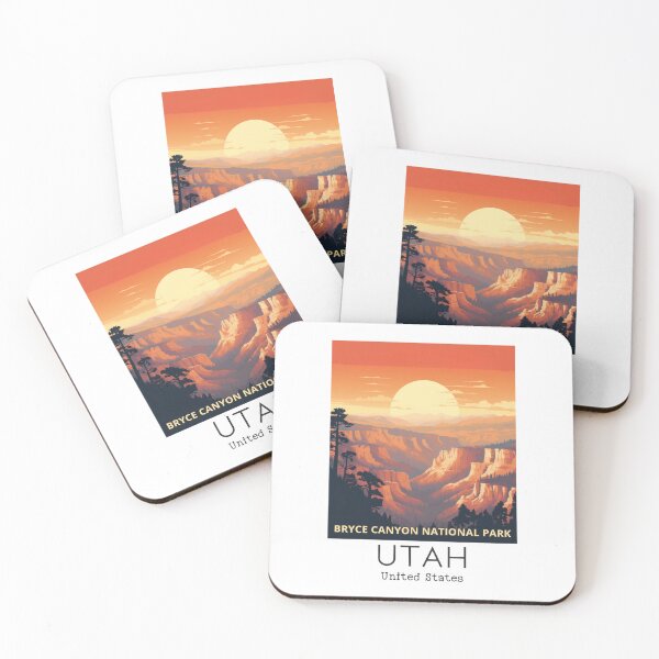 Item preview, A Vintage Travel Illustration of Bryce Canyon National Park - Utah - US  designed and sold by GoodOldVintage.