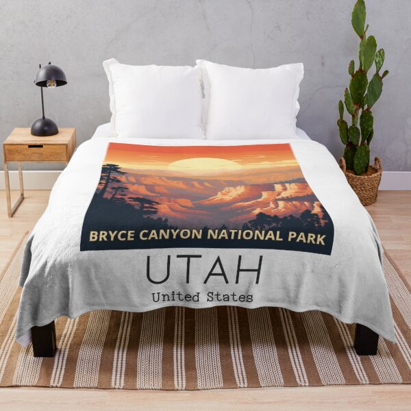 Item preview, A Vintage Travel Illustration of Bryce Canyon National Park - Utah - US  designed and sold by GoodOldVintage.