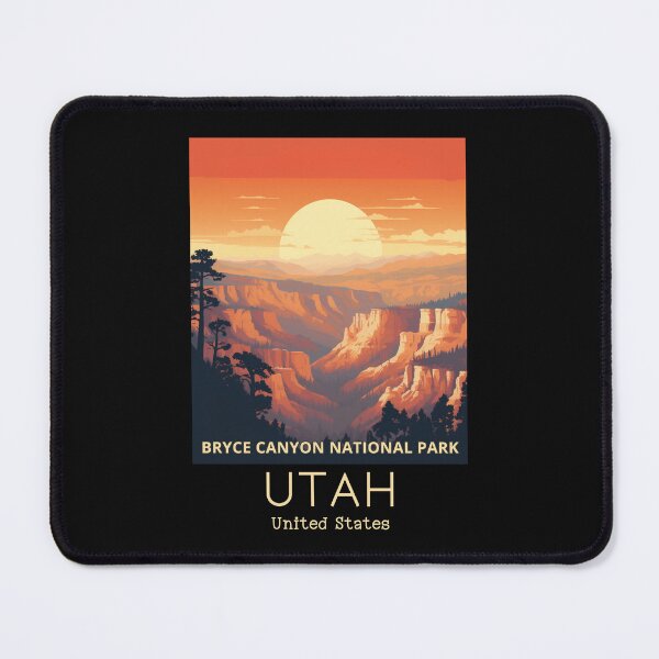Item preview, A Vintage Travel Illustration of Bryce Canyon National Park - Utah - US  designed and sold by GoodOldVintage.