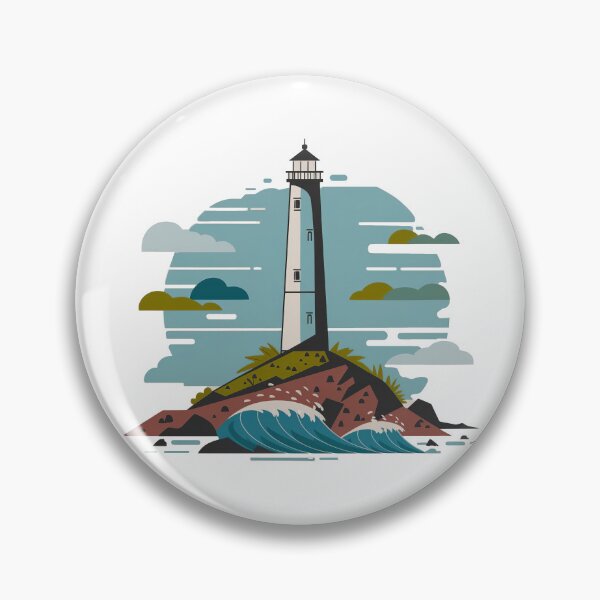 Item preview, "Guiding Light – A Beacon of Hope on the Rocky Shore" designed and sold by Pearlsiwa.