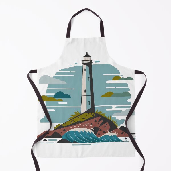 Item preview, "Guiding Light – A Beacon of Hope on the Rocky Shore" designed and sold by Pearlsiwa.