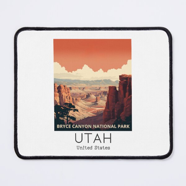 Item preview, A Vintage Travel Illustration of Bryce Canyon National Park - Utah - US  designed and sold by GoodOldVintage.