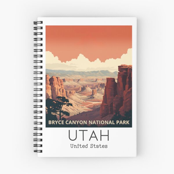 Item preview, A Vintage Travel Illustration of Bryce Canyon National Park - Utah - US  designed and sold by GoodOldVintage.