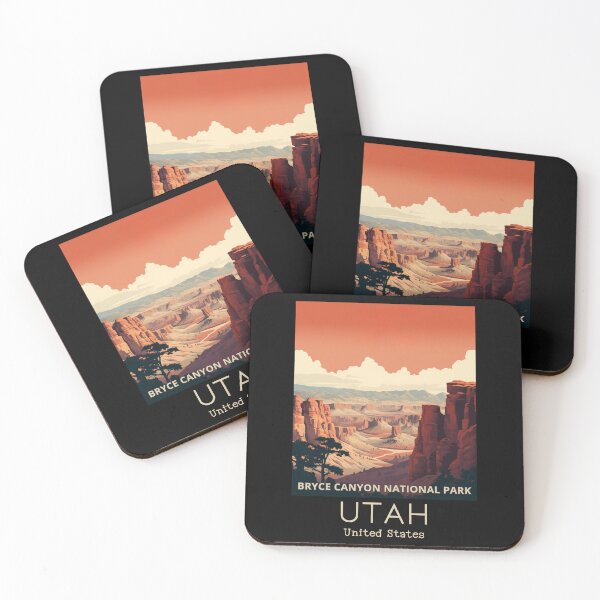 Item preview, A Vintage Travel Illustration of Bryce Canyon National Park - Utah - US  designed and sold by GoodOldVintage.