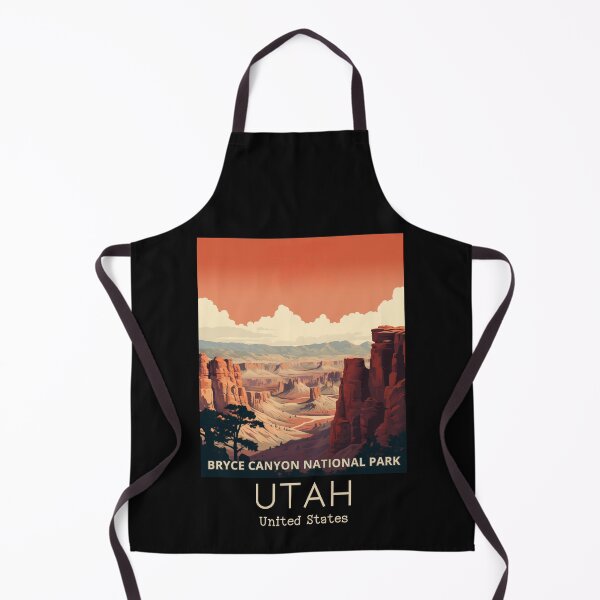 Item preview, A Vintage Travel Illustration of Bryce Canyon National Park - Utah - US  designed and sold by GoodOldVintage.