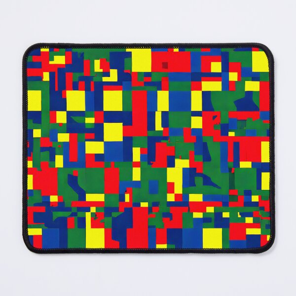 Item preview, A bold pattern of cubes in solid primary colors designed and sold by Tchoice.