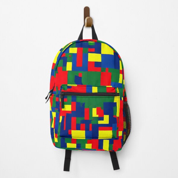 Item preview, A bold pattern of cubes in solid primary colors designed and sold by Tchoice.