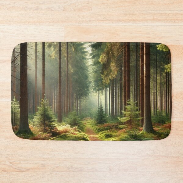 Item preview, Zen pine tree forest designed and sold by ValerieStOnge.