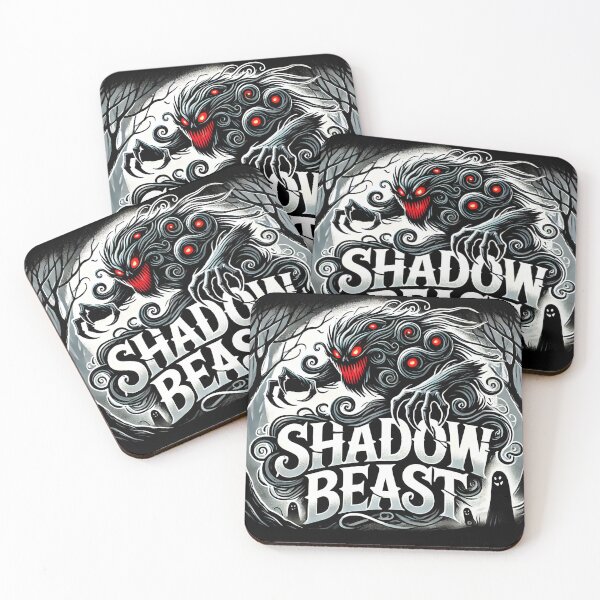 Item preview, Shadow Beast Prowling Through Foggy Forest Dark Fantasy designed and sold by Pattamo1.