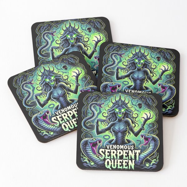 Item preview, Venomous Serpent Queen in Twisted Jungle Dark Fantasy designed and sold by Pattamo1.