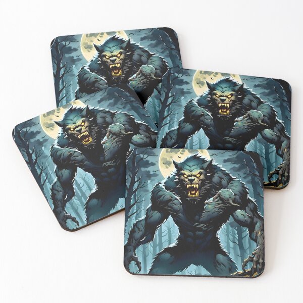 Item preview, The Werewolf’s Curse - Midnight Transformation designed and sold by Kelvin Hughes Design.