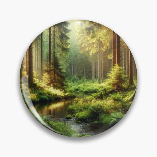 Item preview, Stream in the zen forest designed and sold by ValerieStOnge.