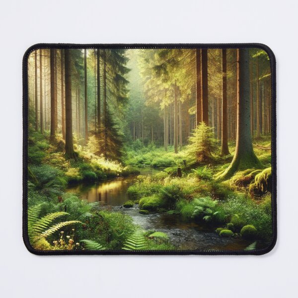 Item preview, Stream in the zen forest designed and sold by ValerieStOnge.