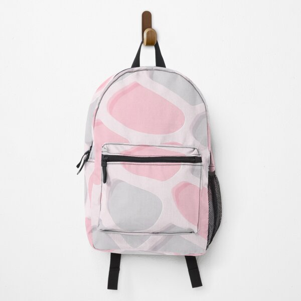 Item preview, A giraffe skin pattern design with pastel pink and soft gray. designed and sold by HEMRO.