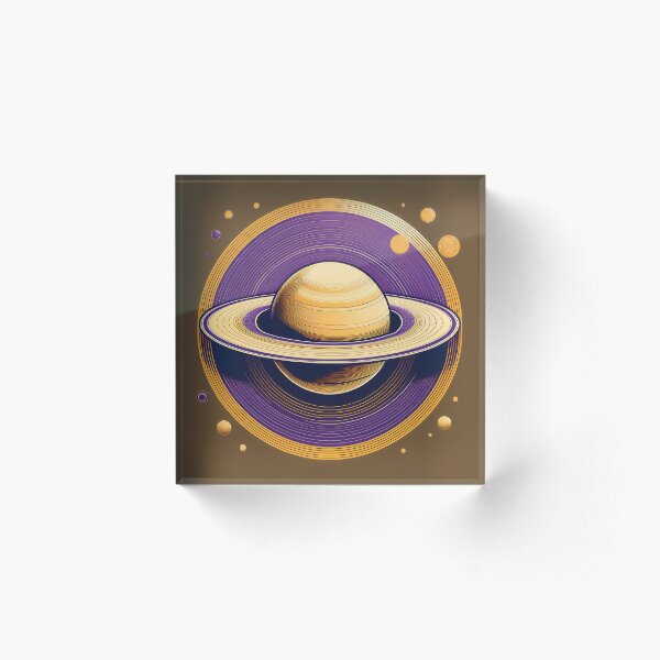 Artikelvorschau, Ein filigranes Design des Planeten Saturn. entworfen und verkauft von HEMRO.