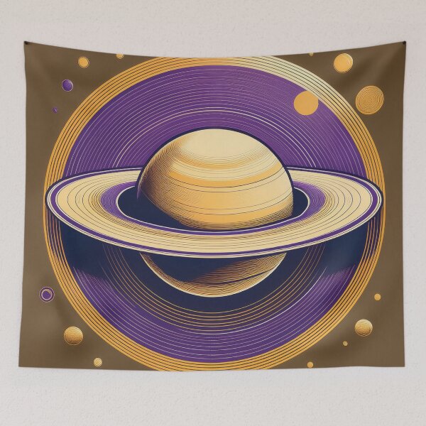 Item preview,  A delicate design of planet Saturn. designed and sold by HEMRO.