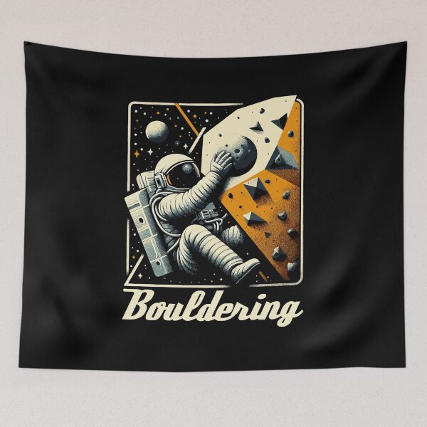 Item preview, Bouldering Astronaut Spaceman Gift designed and sold by Pineapple-Tree.