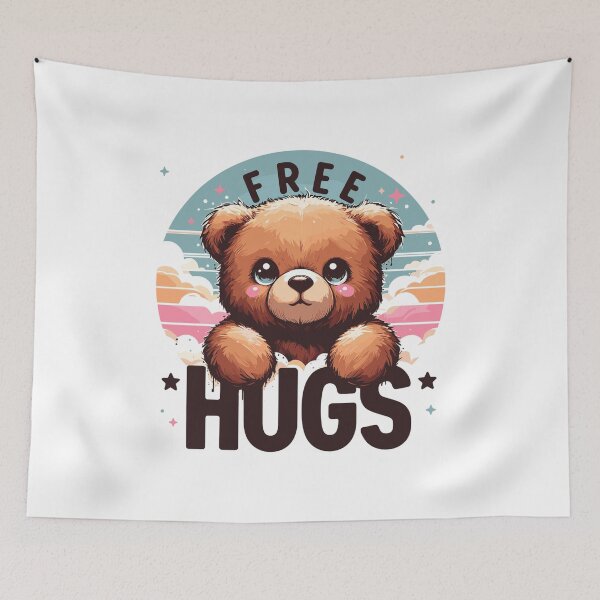 Item preview, Teddy Free Hugs Love Gift designed and sold by Pineapple-Tree.
