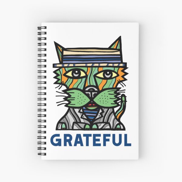 "Grateful" Spiral Notebook