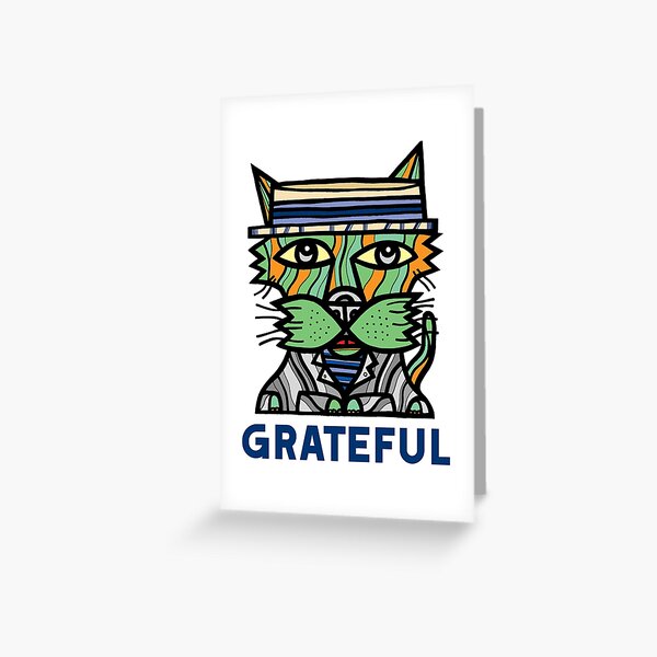 "Grateful" Greeting Card