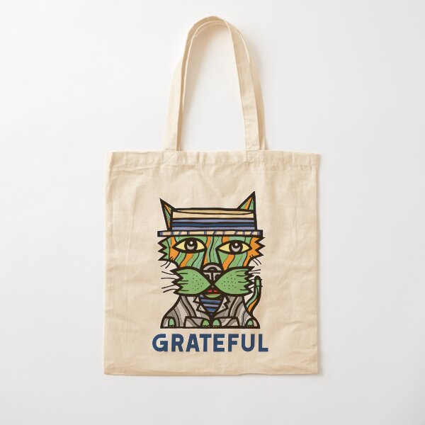 "Grateful" Cotton Tote Bag