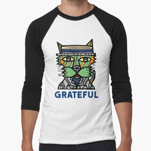 "Grateful" Baseball ¾ Sleeve T-Shirt