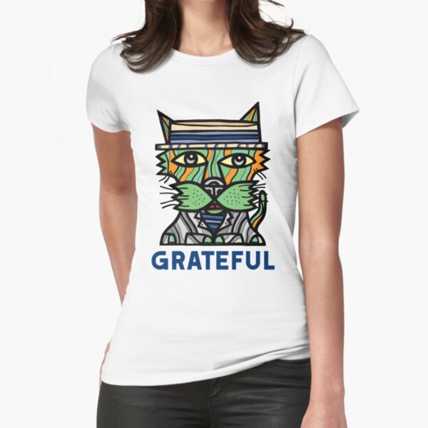 "Grateful" Fitted T-Shirt